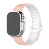 Adecuado para Correa de Apple Watch Iwatch Silicona Magnética Tres Cuentas Bicolor ApplewatchS10 Generación Correa de Reloj Deportivo