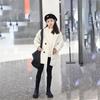 Ropa infantil de estilo coreano abrigo de lana para niños grandes ropa infantil otoño e invierno ropa exterior cortavientos de lana estilo occidental abrigo para niñas