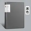 Pasta para Documentos A4 Transparente com Páginas de Inserção Bolsa para Armazenamento de Provas 100/60 Páginas Pasta de Arquivo Organizador Multifuncional de Papel