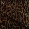 Tela de Piel de Conejo con Estampado Grande de Guepardo, Tela de Piel de Conejo con Estampado de Leopardo, Material para Ropa, Sofá, Equipaje, Zapatos y Sombreros de Estilo Europeo y Americano