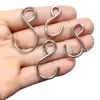 En stock gancho S de anillo cerrado de metal gancho S de hierro acero inoxidable gancho S gancho para colgar gancho transfronterizo