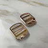 Hebilla de Aleación de Zinc con Forma de Ojo de 1 pulgada Hebilla Metálica de Ajuste para Correa de Hombro Hebilla de Aleación de Zinc para Mochila 25 mm Chapada en Oro Claro