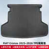 Adequado para Modelos Fiat Cronos 2025-2026, Tapetes de Chão e Tapete de Porta-Malas 3D para Todas as Estações em TPE
