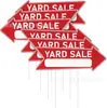 Señal de Flecha para Ventas de Garaje Populares Transfronterizas Impresión a Doble Cara con Montones Grande 16x5 pulgadas Señal Roja