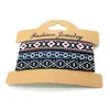 Set de 3 Piezas Venta Caliente Transfronteriza Cuerda de Mano Étnica Bohemia Retro Pulsera Tejida Colorida de Nepal Joyería