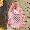 Desenho Animado Sanrio Descompressão Bola de Aço Magnética Criativa Prancheta Chaveiro Brinquedo Infantil Pingente de Mochila Escolar Fofo