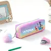 Grupo de Chicas Cazadoras Transfronterizas En Stock Estuche Arcoíris Brillante Estuche Brillante Papelería para Estudiantes Almacenamiento Bolsita para Lápices