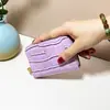 Bolso de tarjetas de nuevo estilo para mujer, mini, con patrón de cocodrilo, multifunción, anti-desmagnetización, multi-tarjeta, licencia de conducir, monedero retro, al por mayor