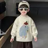 Suéter Infantil Outono Inverno 2026 Novo Estilo Roupas Muito Bonitas para Crianças Roupas de Inverno para Meninos Bebês Tricô Espesso Quente