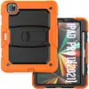 Para iPad Air4 10.9 funda de tableta con correa de silicona de color contrastante iPad Pro2021 soporte carcasa de PC resistente a caídas