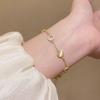 Pulsera de Bola de Circonita Brillante Versátil de Plata de Ley S925 Joyería Elegante de Nicho Pulsera Sencilla de Diamante Pequeño Accesorios de Moda
