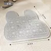 Cepillo de Baño Multifuncional para Espalda Perezosa con Masajeador y Frotador de Espalda, Tapete de Baño Antideslizante con Ventosas para Frotar Pies, Alfombrilla para Lavar Pies
