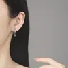 Pendientes Estrella Fugaz Pendientes de Plata 925 para Mujer, Estrella Brillante de Cinco Puntas Circonita Joyería Transfronteriza, Pendientes y Clips de Oreja de Diseño Nicho