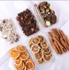 Fruta de Vaina de Jabón Sistema de Plantas Mori Fruta Cáscara de Fruta Creativo Retro Corona de Flores Secas Materiales Jardín de Infancia Hecho a Mano