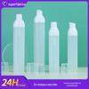 Kangyue PP Frasco de loção plástica de pequeno diâmetro 30/50ml Frasco de orvalho puro Frasco cosmético Toner Frasco de spray hidratante