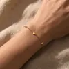 Amazon Cross-Border Nova Joia Pulseira de Aço Inoxidável com Três Corações para Mulheres Versátil Moda Design Simples Acessório de Mão