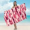 Toalla de Playa de Microfibra Transfronteriza para Adulto Estampada para la Playa Chal Protector Solar Absorbente Toalla para Nadar de Secado Rápido Toalla de Baño