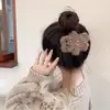 Bonito de pelúcia dos desenhos animados hairpin urso marrom boneca outono e inverno lado clipe patch bb clipe quebrado clipe de cabelo doce cocar