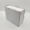 Cajas de cartón corrugado blanco en stock para entrega exprés, pequeños electrodomésticos, juguetes, artículos de uso diario, cajas de embalaje rectangulares