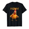 Camisetas divertidas para adultos con meme de gallo F-Caw-F Chicken Humor Adulto para