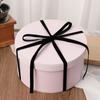Cielo y Tierra Cubierta de Terciopelo Caja de Regalo Redonda Felpa Caja de Regalo Vacaciones Cumpleaños Regalo de Boda Bolsa de Regalo de Retorno Vela Excelente