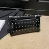 Bolso de Noche de Moda con Tachuelas Estilo Coreano para Mujer, Estilo Chica Caliente Europea y Americana, Nuevo Modelo 2026, Bolso de Mano con Cierre de Succión de Gran Capacidad