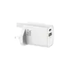 Cargador rápido mini de doble puerto 20W transfronterizo, cabezal de carga universal portátil para teléfonos Android y Apple, certificado PD