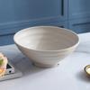 Tazón de ramen de paja de trigo estilo japonés, tazón grande para sopa de fideos para el hogar, tazón de plástico con polvo de caracol para restaurante y hotel, logotipo imprimible