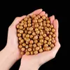 Contas de Cabeça de Macaco de Luxo DIY Feitas à Mão, Contas de Noz Natural para Artesanato, Atacado