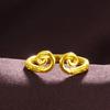 Pulsera de latón chapada en oro, chapado al vacío, joyería de imitación de oro, suministro directo de fábrica, puesto, juego de pulseras de hechizo ajustadas