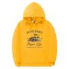 Sudadera Deportiva Casual con Estampado de Letras Outer Banks para Hombre y Mujer Suelta con Puños y Dobladillo de Hilo Sudadera de Felpa