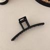 Pinza de Tiburón Mate Negro de Alta Calidad Pinza Grande de Agarre Pinza para el Cabello Rojo de Internet Pinza para la Parte Trasera de la Cabeza Tocado para Mujer Pinza para el Cabello Simple