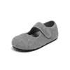 Sapatos Mary Jane Plataforma Augustus Gray para Mulheres 2026 Novo Outono Solado Macio Fechamento com Velcro Bico Redondo Sapatilhas