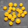 Ágata suelta, amarillo, blanco, rojo, ágata calabaza, cuentas sueltas para pulseras, collares, aretes de bricolaje y cuentas decorativas