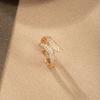 Nuevo anillo de circonita con microincrustaciones de lujo de moda de gran venta transfronteriza entre Europa y Estados Unidos, anillo de temperamento de alta gama para mujer al por mayor