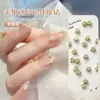 Arte de Uñas de Moda Flor de Cinco Pétalos con Pedrería Joyería Súper Brillante Nuevos Diamantes para Uñas 3D Deslumbrantes Acabado