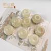 Atacado natural afegão branco jade fivela de segurança imitação Hetian jade pingente colar com corda sebo pingente de jade branco