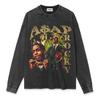 Hip hop rap transfronterizo A USD AP Rocky camiseta de manga corta estampada retro americana vintage Rapper wear marea