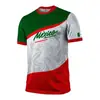 Padrão do Emblema Nacional Mexicano Impressão 3D Pulôver Casual Masculino Gola Redonda Manga Curta Venda Direta da Fábrica Fornecimento de Exportação