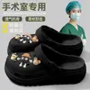 Zapatos perforados alemanes para sala de cirugía para mujer, para uso exterior en verano, nuevo modelo popular 2026, antideslizantes, soporte para el arco, especializados para personal médico