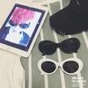 China tiene gafas de sol hip-hop con personalidad de huevo de pato salado, gafas de sol ovaladas, estilo hip-hop, gafas de discoteca