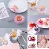 Tiara Coroa Estéreo de Rede com Lantejoulas e Pérolas Personalizada para Crianças Tiara de Festival para Meninas Princesas Tiara Fofa Atacado