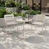 Mesas e cadeiras para pátio externo, mesas e cadeiras de chá ao ar livre, mesas de jantar comerciais de lazer para terraço externo, conjuntos de mesa e cadeira para jardim de villa