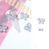 Accesorios de Mariposa para Uñas Zirconia Perla Accesorios de Lazo Decoración de Uñas Cadena de Pedrería para Uñas Pulsera Venta al por Mayor Ojo de Gato
