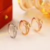 Anillo de amor creativo, estilo hip hop, estilo retro francés, exquisito y de gran venta transfronteriza, moderno y combinable para mujeres.