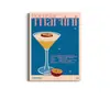 Pintura Decorativa de Cóctel Estilo Preppy Más Vendida en Amazon Pintura Artística para Carrito de Bar Pintura sin Marco Happyhour Núcleo
