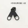 Nº 3, Nº 5, Nº 8, Nº 10 puxador de zíper de nylon puxador simples puxador duplo garra de quatro pinos batente superior de zíper combinação correspondente
