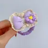 Diadema de Gato a Cuadros de Encaje Color Caramelo para Todo el Cuerpo, Cuerda para Cola de Caballo Estilo Dulce y Lindo para Niña, Accesorio para el Cabello al por Mayor