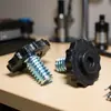 19mm-1/4 câmera pan/tilt ameixa cabeça de borracha parafuso de mão parafuso de ajuste punho
