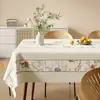 Toalha de Mesa de Luxo Leve de Alta Qualidade Impermeável e à Prova de Óleo Estilo Retro Americano Dopamina Tapete para Mesa de Jantar Estilo Ins Toalha de Mesa para Mesa de Centro
